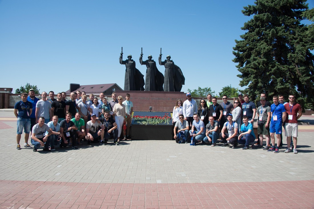Участники военно-патриотической акции «Вахта памяти-2018»
