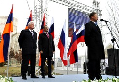 Церемония ввода в полномасштабную эксплуатацию 5-ого энергоблока Разданской ТЭС