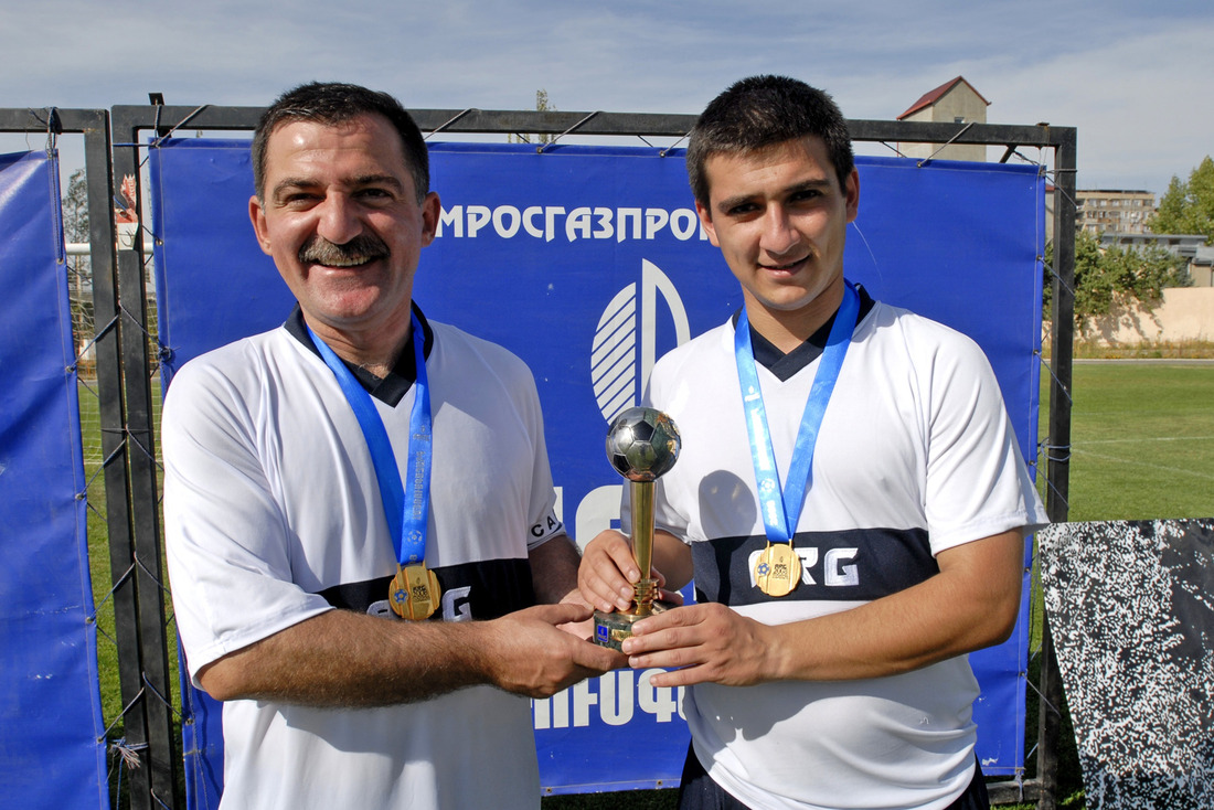 Товарищеские игры международного футбольного турнира, организованные по инициативе ЗАО «АрмРосгазпром»
