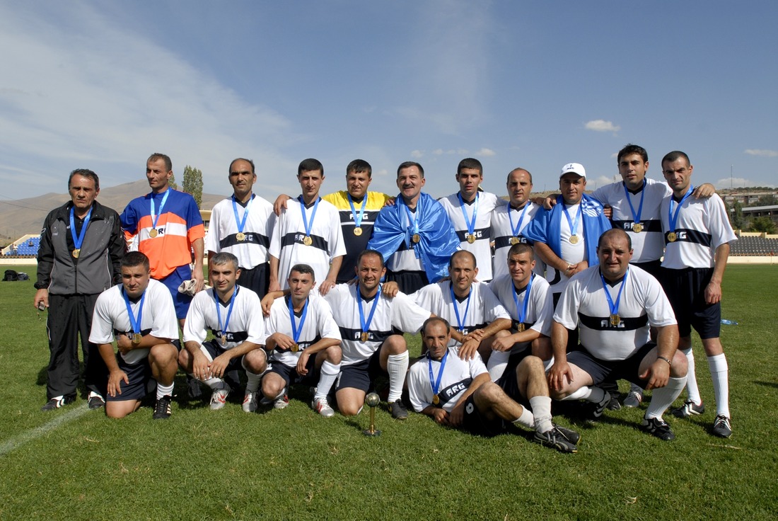 Товарищеские игры международного футбольного турнира, организованные по инициативе ЗАО «АрмРосгазпром»