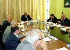 Заседание Правления и Совета Директоров ЗАО «АрмРосгазпром»под руководством В.Голубева