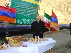 Открытие первого участка газопровода Иран-Армения