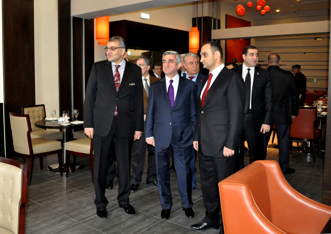 Президент РА Серж Саргсян посетил новый гостиничный комплекс «Цахкадзор Мариотт»