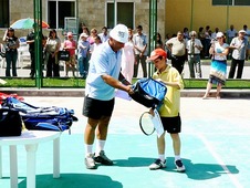 На детском теннисном турнире в «АрмРосгазпроме»